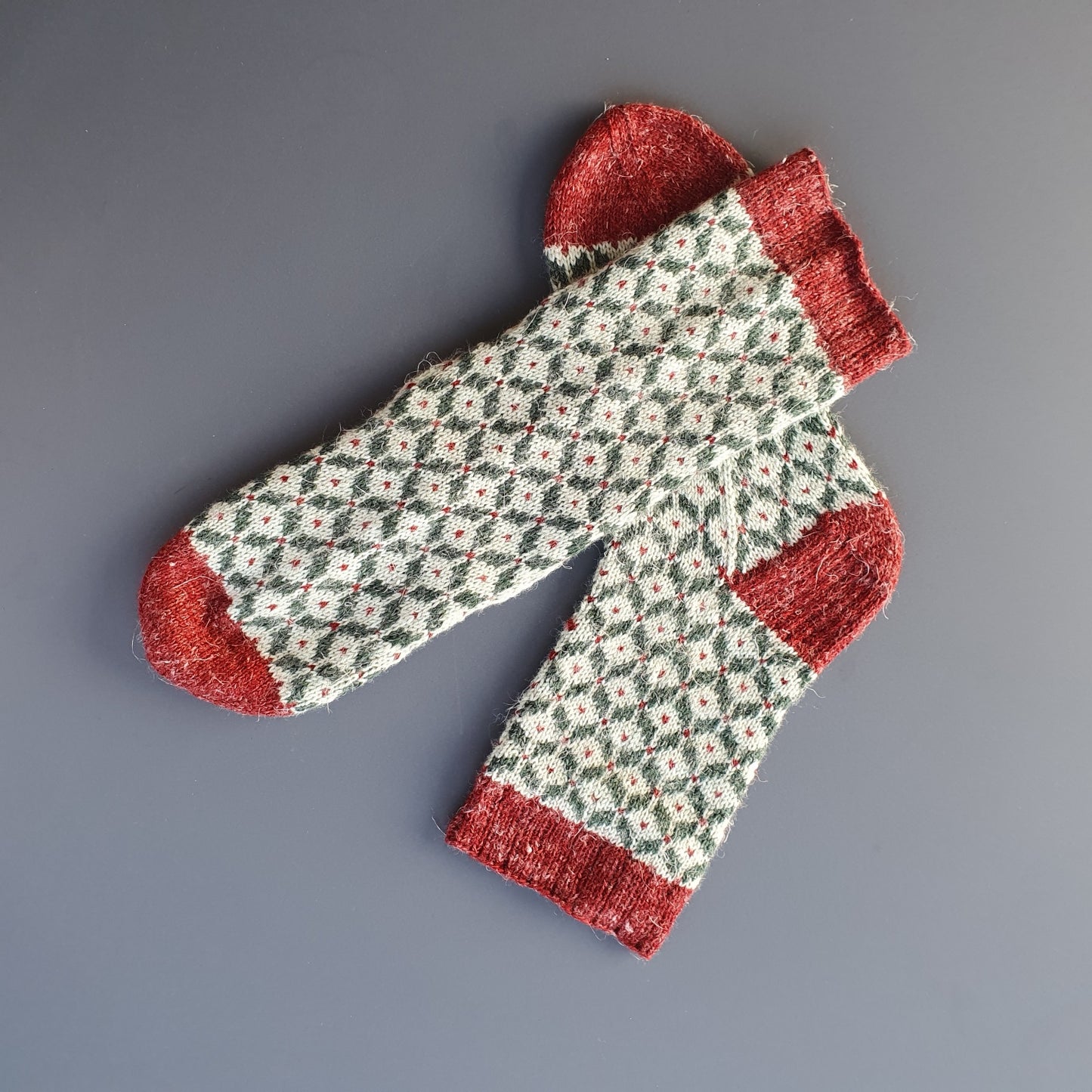 Fair Isle Socken stricken mit Ducathi