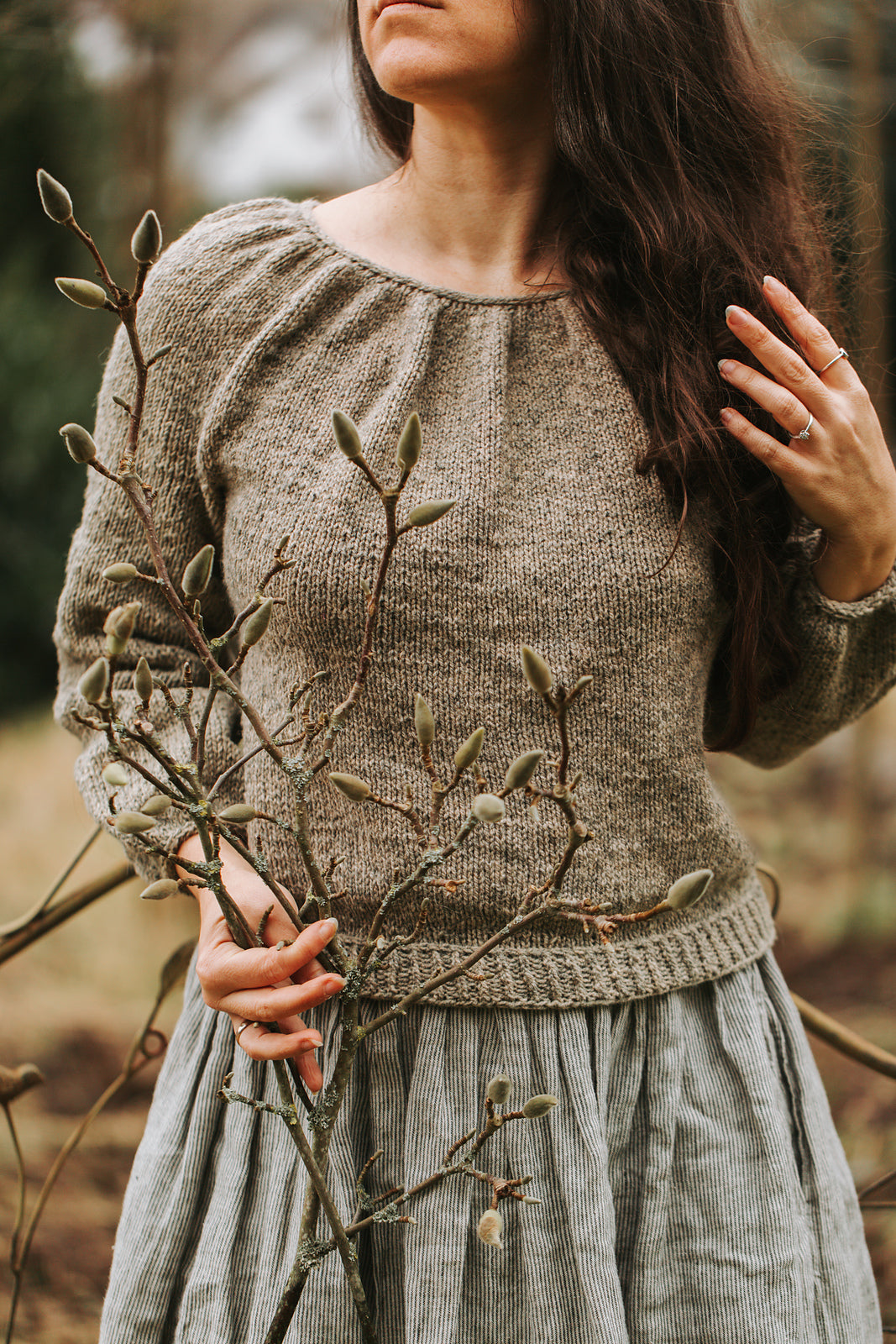 Strickpaket - Bell blouse Chunky