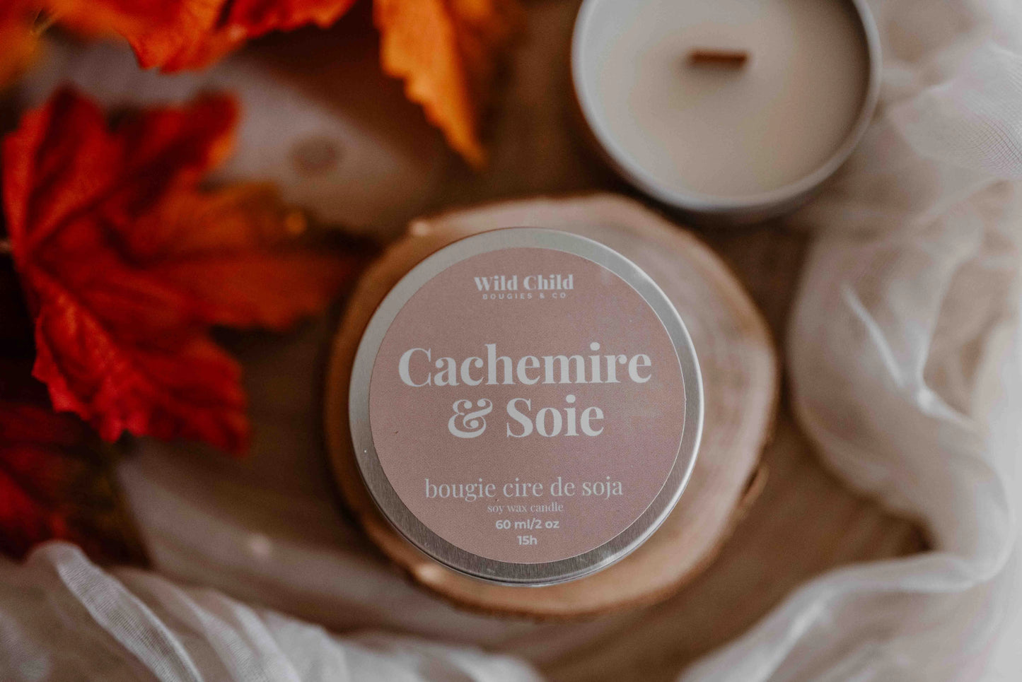 “Cashmere & Silk” - Natural Scented Candle
