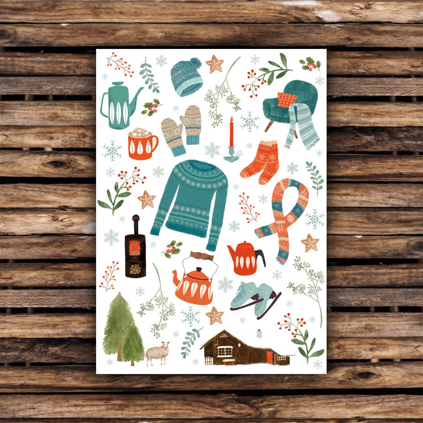 Postkarte "Hygge Winter"