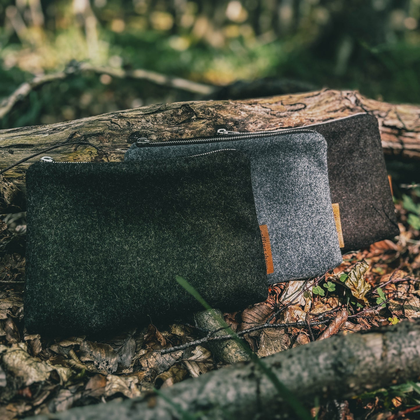 Felted pouch