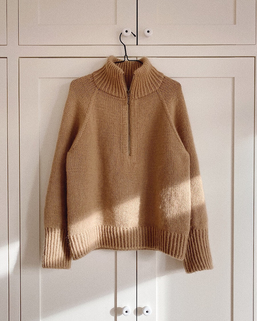 Strickanleitung - Zipper Sweater