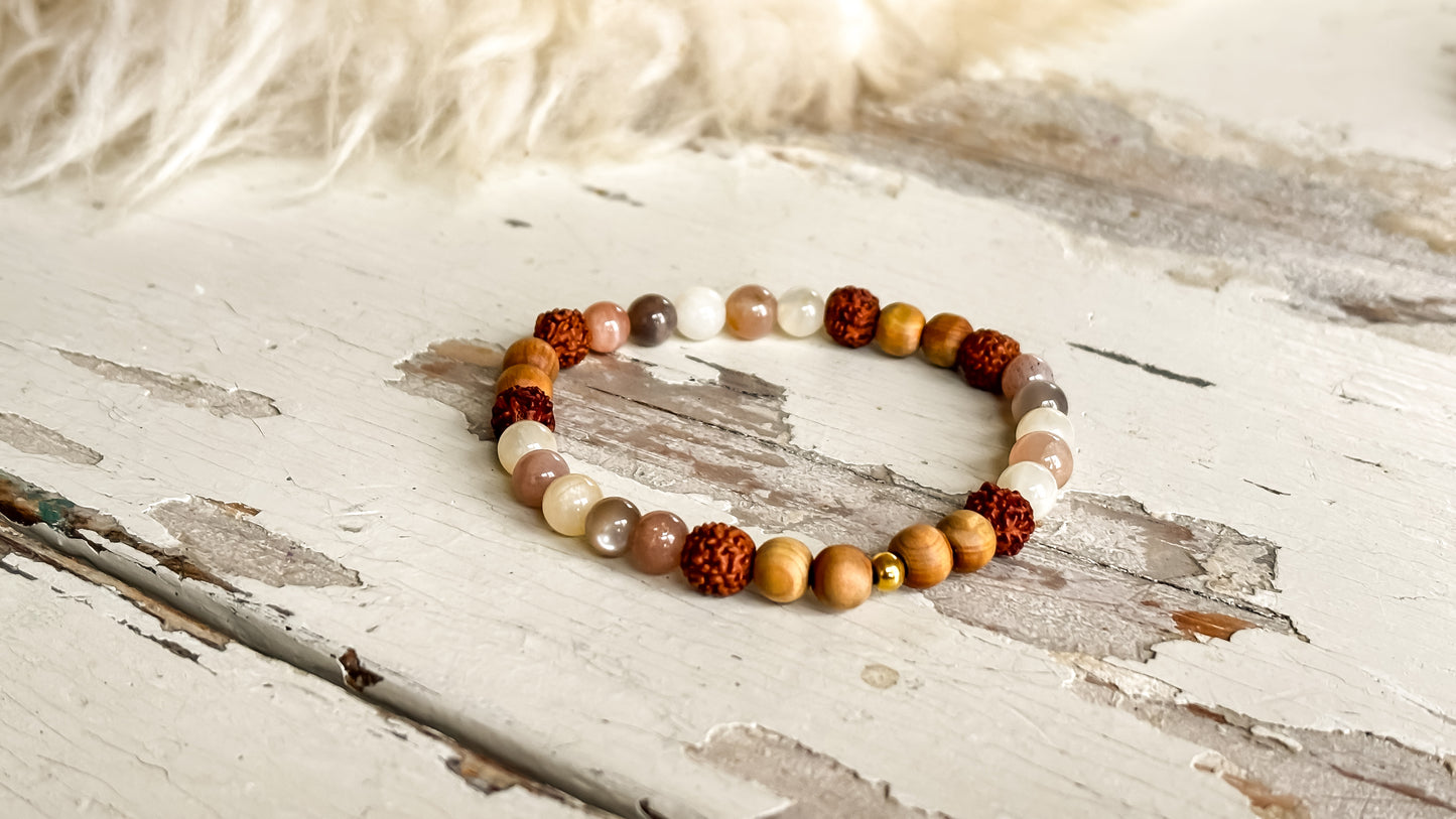 Mala & Armband | Mondstein