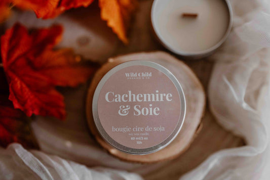 “Cashmere & Silk” - Natural Scented Candle