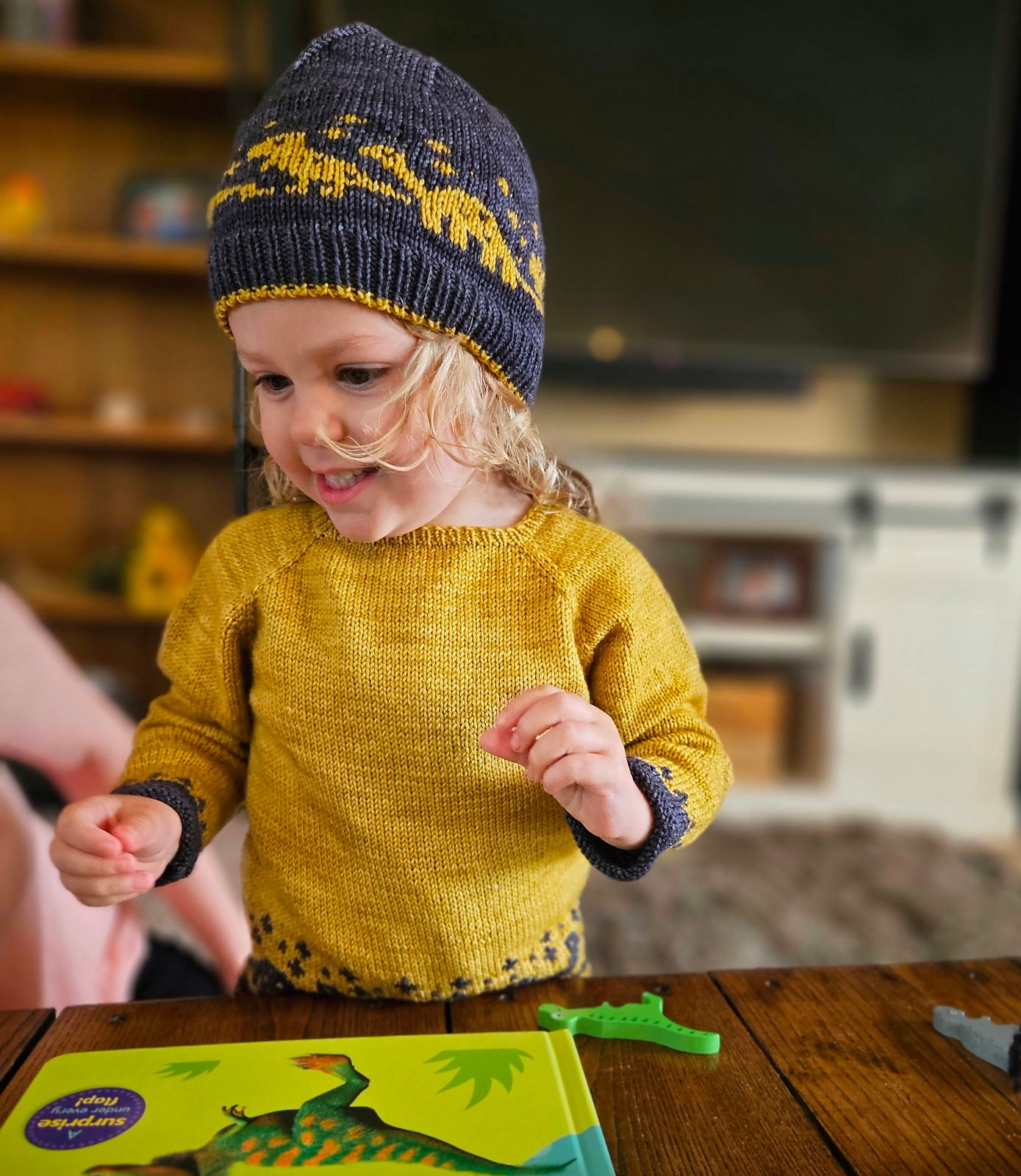 Strickpaket - Dino-RAWR Hat