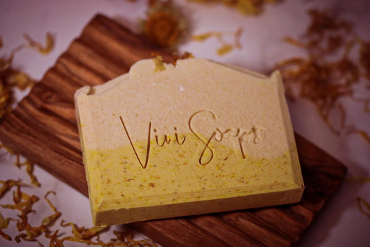 Handmade soap with goat milk