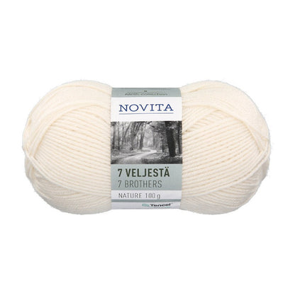 7 Veljestä Nature Aran (Sockengarn)